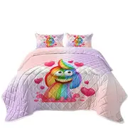 Rainbow Poo Coverlet