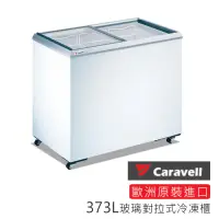 在飛比找Yahoo奇摩購物中心優惠-歐洲丹麥Caravell 品牌原廠輸入 玻璃對拉冷凍櫃 37