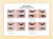 Eyelash Extension Guide, Eyelash Salon Poster, Eyelash Technician Forms for Makeup, False Eyelash Beauty, eyelash thickness