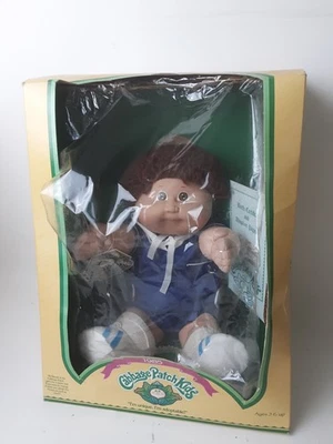 Vintage 1985 Coleco Cabbage Patch Kids In Box W/Certificate Marlon Aristotle NOS