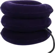 Baluue 1pc U-Shaped Pillow Travel Neck Pillow Pillows Inflatable Pillow Device Reduce Neck Pillow Collar Brace Support Pillow Office Sleeping Pillow Purple