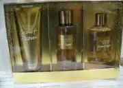 VICTORIA SECRET COCONUT PASSION LOTION + BODY MIST + BODY WASH GEL 3PC SET