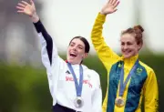 Grace Brown Cycling Time Trial 2024 Paris Gold Medal win Photo 27