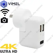 Wall Power Adapter Camera Plug Home WIFI Nanny Wireless Security Small Mini