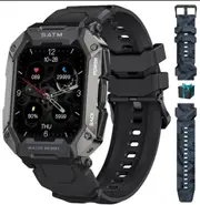 New Smart Watch For Men Bluetooth Full Touch Screen 5ATM Waterproof Watches Sports Fitness Smartwatch Man Relogio Masculino-Black