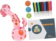 KOMBIUDA Funny Educational Tool for Boys and Girls Cartoon Deer Projection Egg Set Creative Painting Toy