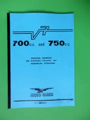 Moto Guzzi V7 (700cc, 750cc) englisches Werkstatthandbuch, 2. Ausgabe