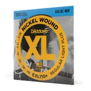 10 Sets D'Addario EXL110+ Regular Light Plus Electric Guitar Strings 10.5-48