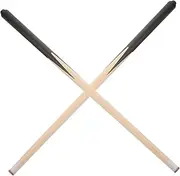 Vaguelly Kids Pool Cue Stick 2pcs 48cm Shorty Cues Childrens Cues Kids Billiard House Cue Stick Hardwood Pool Table Sticks for Kids Practice Cues Wood Snooker Cue