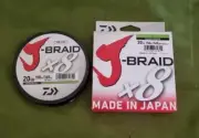 Daiwa J Braid x8 20lb 150m Chartreuse Braided Fishing Line New In Box
