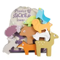 在飛比找蝦皮購物優惠-英國品牌 Le Toy Van 森林動物疊疊平衡啟蒙玩具 木