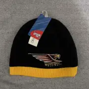 NEW Vintage AFL West Coast Eagles FUBU Reversible Navy Yellow Beanie 90s 2000s
