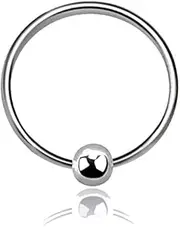 [TinyStudio] 1Pc Sterling Silver Small Hoop Earrings, Cartilage Hoop Earrings, Helix Tragus Lip Nose Piercing for Women Men Girls