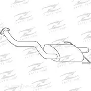 Redback Mufflers Bolt-On to suit Nissan MaxiMazda A33 V6 RM - M5840