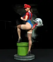 Maria Bross Statue 3D Print Unpainted/Unassembled