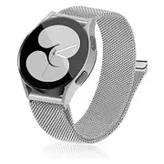 Samsung Galaxy Watch 4 5 Classic 40 44 42 45 46mm Milanese Magnetic Replace Band-Sliver