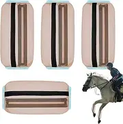 Horse Leg Boots,Comfortable Horse Leggings Fly Boot Mesh Horse Boots - Reusable Horse Leg Wraps Horse Fly Sheets for Daily Training Competition
