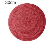 Round Heat Insulation Table Mug Mat Pad Placemat Non-slip Coasters Home Decor Red