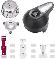 Steam Release Handle,Float Valve Replacement Parts with Anti-Block Shield For In