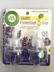 Air Wick Essentials Oils, Lavender & Chamomile, 2 Refills, Total Wt. 1.3.4 fl oz