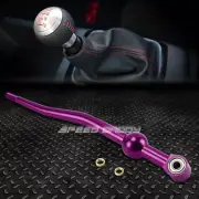FOR EK EG DB DC PURPLE BILLET ALUMINUM DUAL BEND MT RACING SHORT THROW SHIFTER