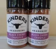 Kinder's® Black Cherry Chipotle Seasoning 6 oz Shaker Bottles (2 Pack)