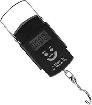 [GOOHOCHY] Mini Electronic Scale for Fishing Home Use 50kg Capacity Hook Scale Backlit Display