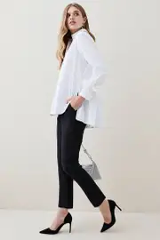 Petite Essential Techno Woven Trouser