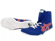 ASICS Wrestling Boxing Shoes 1083A001 EX-EO TWR900 Blue Red White