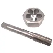 US Stock HSS M16 x 2mm Tap & M16 x 2mm Hexagon Die Metric Thread Right Hand Set