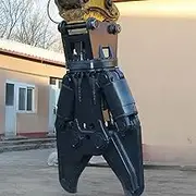 Dual Cylinder Hydraulic Shear for Scrap Yard & Construction – Demolition Power Tool