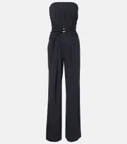 [Max Mara] Max Mara Fiero draped jumpsuit UK 16 black