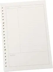 SHINEOFI 150 Pcs Loose Leaf Refill Paper Detachable Notebook Inserts for Writing Journaling and Planning Smooth Surface for Creative Projects and Note Taking