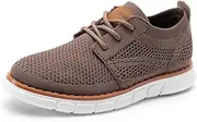 [Bruno Marc] Boy's Mesh Sneakers Oxfords Casual Dress Lace-Up Lightweight Walking Shoes