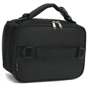 Kids Lunch Bag, Durable Insulated School Lunch Box with Shoulder Strap Black