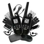 UNIDEN UH620-2DLX 2 WATT UHF HANDHELD 2 WAY RADIO - DELUXE PACK 2 RADIOS KIT