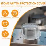 Stove Gas Knob Covers Easy to Use Gas Stove Knob Protector for Kitchens xiBiT