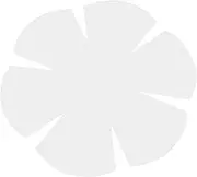 Veemoon Bowl Pad Cutting Ruler Flower Shape Sewing Template for DIY Projects Durable Pet Material for Home Crafting and Tailoring for Beginners and Enthusiasts
