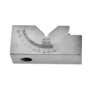 Adjustable Precision Gauge Angle V Block Milling 0° to 60° Micro Setup + Wrench