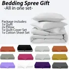 Quilt Pillow Sheets Pillowcase Dorm Bedding Housewarming Essential Single Queen