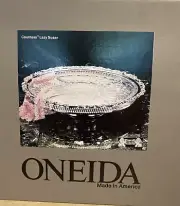 Oneida Countess Lazy Susan Silverplate Hollowware Glass Webster Wilcox