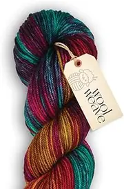 Woolweave Worsted Weight Yarn - 100% Extrafine Merino Wool Yarn for Knitting & Crocheting - Hand Dyed, Ultra-Soft & Warm - 100g Skein, 180 Yards - Machine Washable