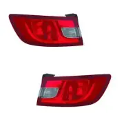 For Renault Clio Mk4 Hatchback 2012-2016 Outer Wing Rear Tail Lights Lamps Pair