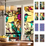Colorful Electrostatic Window Stickers - Easy Application and Removal