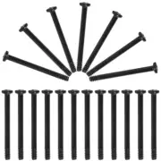 50 Pcs Computer Fan Screws Case Anti Vibration Metal Mounting Pin