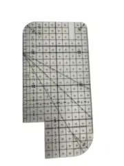 10x20cm Hot Hem Ruler for Sewing-Heat Resistant DIY Tool for Ironing & Patchwork