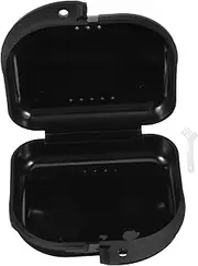 WHAMVOX 1 Set Portable Case with Cover Durable Container for Retainers Lightweight Storage Box for Travel Sports and Daily Use
