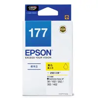 在飛比找Yahoo奇摩購物中心優惠-EPSON 愛普生 C13T177450 原廠黃色墨水匣 適