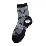 【COMBO!】日本製奈良產頂級親膚舒適真絲透膚襪 絲綢玻璃襪 透視桑蠶絲襪 刺繡透明襪(黑色)