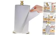 Gold Paper Towel Holder Countertop, Standing Paper Towel Roll Holder for